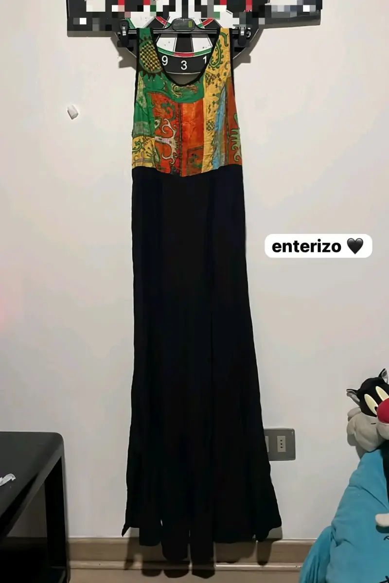 Vestido de mezclilla con cierre frontal - 3