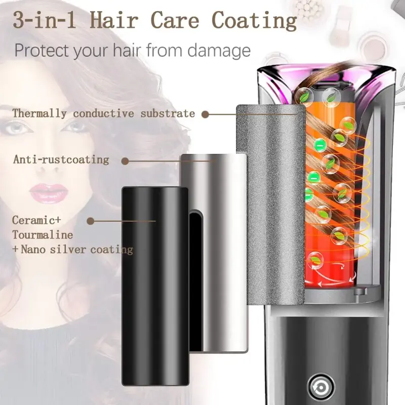 Rizador de Pelo Automático Inalámbrico - 6