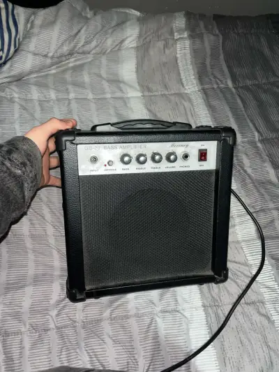 Bajo eléctrico Mercury con amplificador - miniatura 5