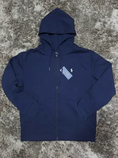 Polerón con capucha azul marino Polo Ralph Lauren - miniatura 1