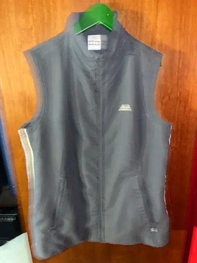 Chaleco sin mangas deportivo Adidas gris - miniatura 2