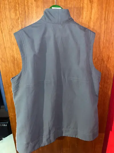 Chaleco sin mangas deportivo Adidas gris - miniatura 4