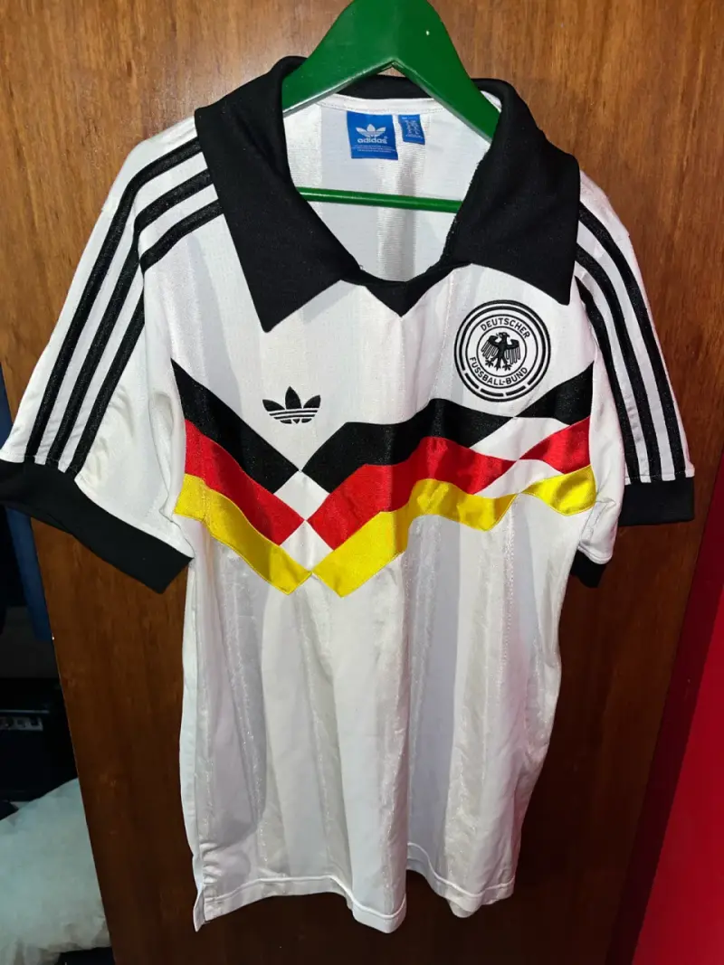 Camiseta retro Alemania Adidas talla M - 2