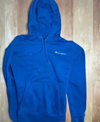 Polerón con capucha azul Champion para hombre - miniatura 2