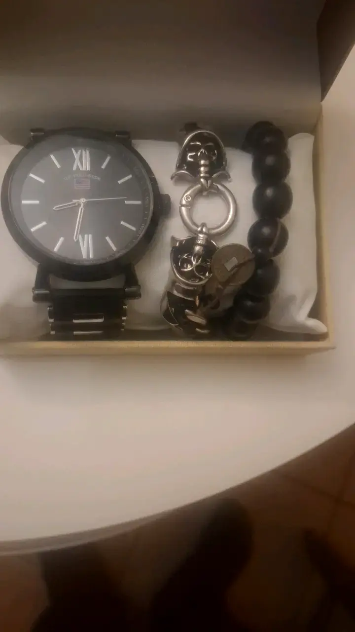 Reloj U.S. Polo Assn. con pulsera y llavero - 2