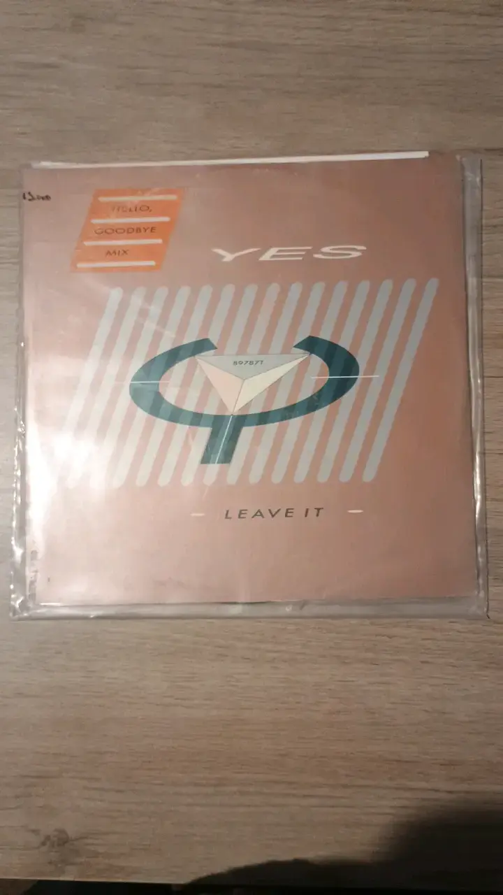 Vinilo Yes 'Leave It' 12'' 45 RPM UK 1984