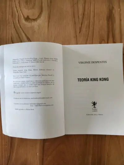 Libro 'Teoría King Kong' de Virginie Despentes - miniatura 2
