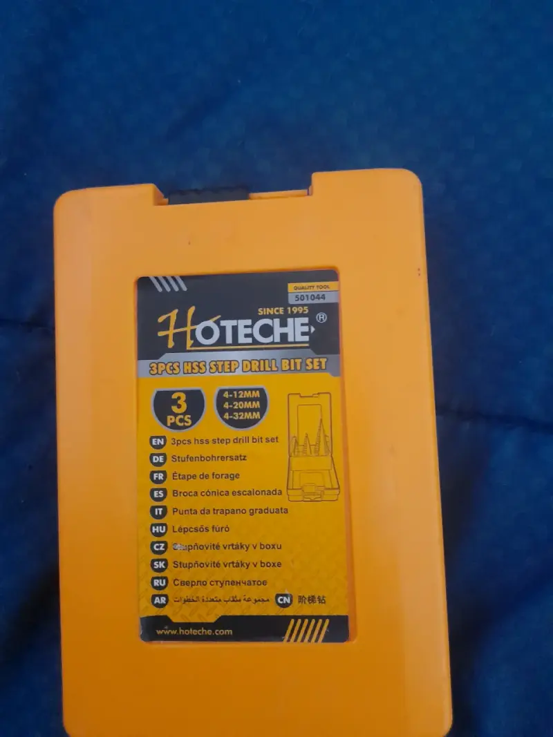 Juego de brocas escalonadas Hoteche en estuche - 2