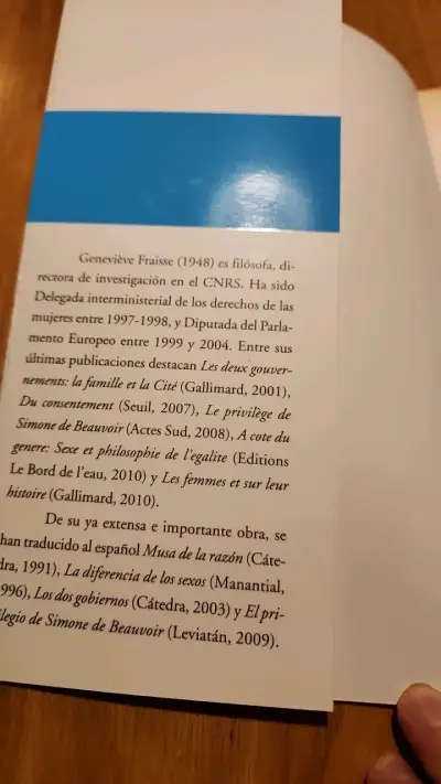 Libro 'Del Consentimiento' de Geneviève Fraisse - miniatura 4
