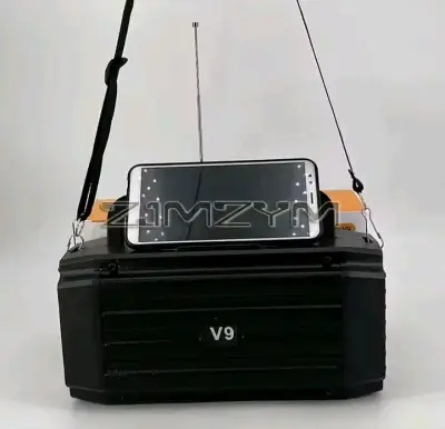 Parlante Bluetooth V9 con soporte para teléfono - miniatura 3
