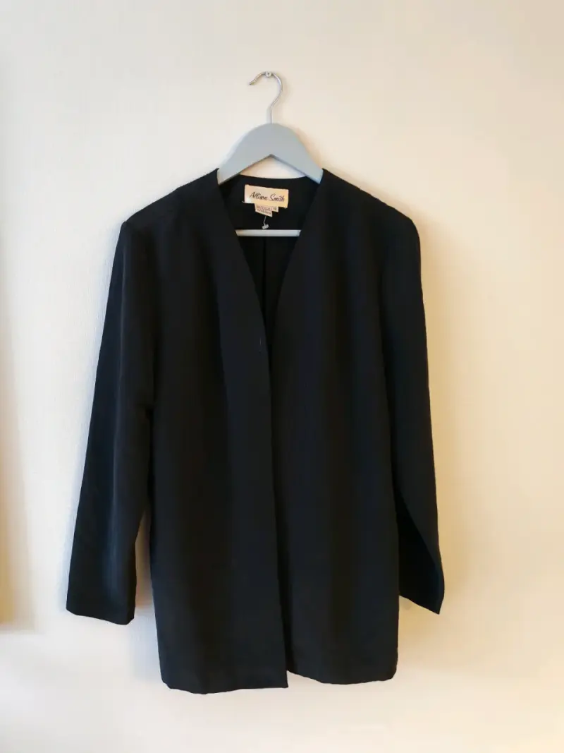 Blazer negro elegante - 1
