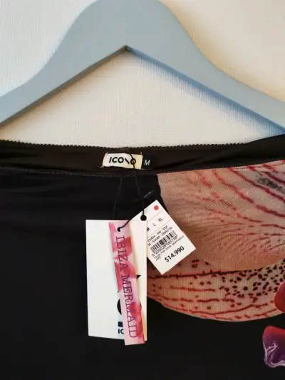 Falda larga con estampado - miniatura 2