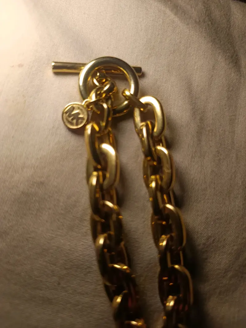 Pulsera dorada Michael Kors con candado - 2