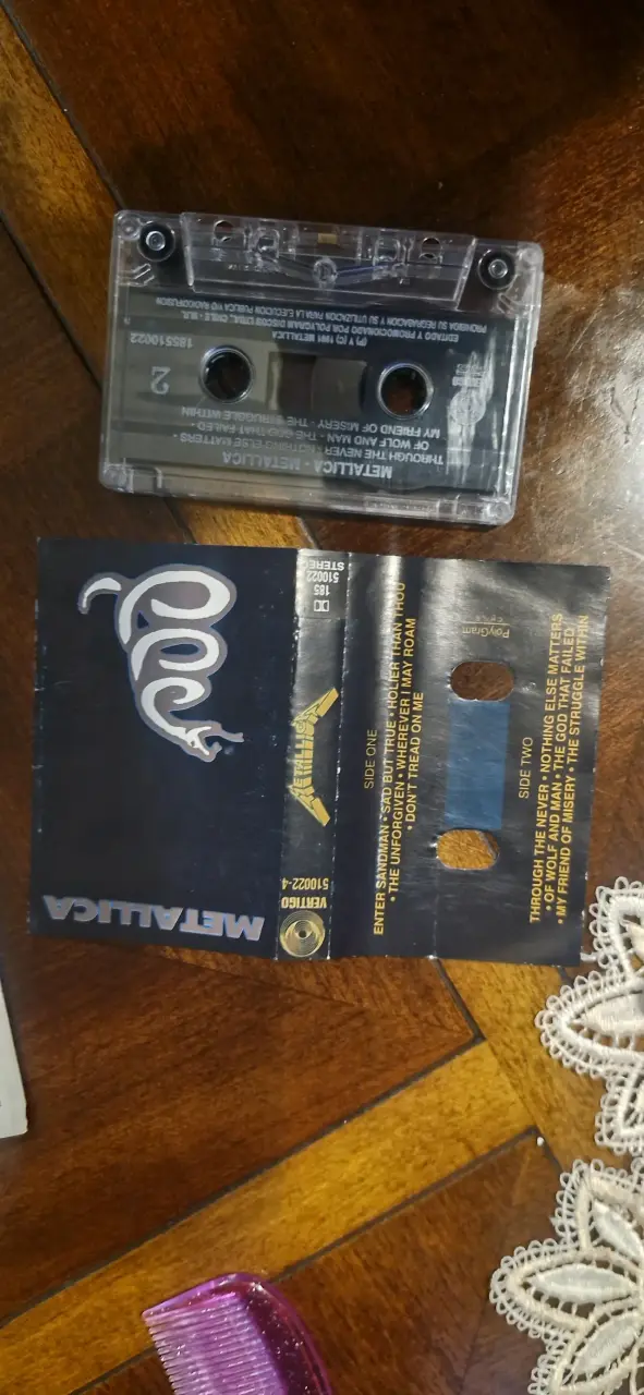 Cassette Metallica Ride the Lightning original - 4