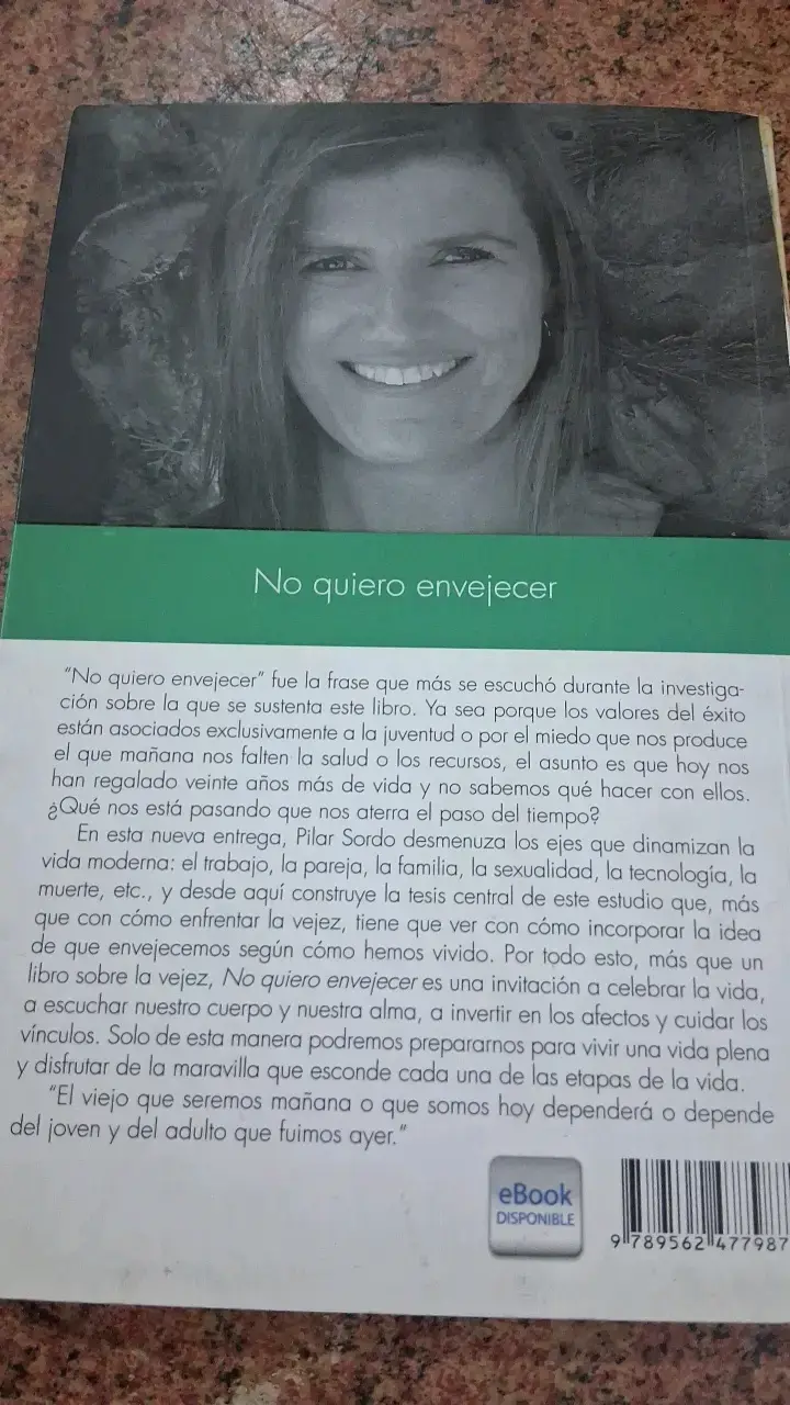 Libro 'No quiero envejecer' de Pilar Sordo - 2