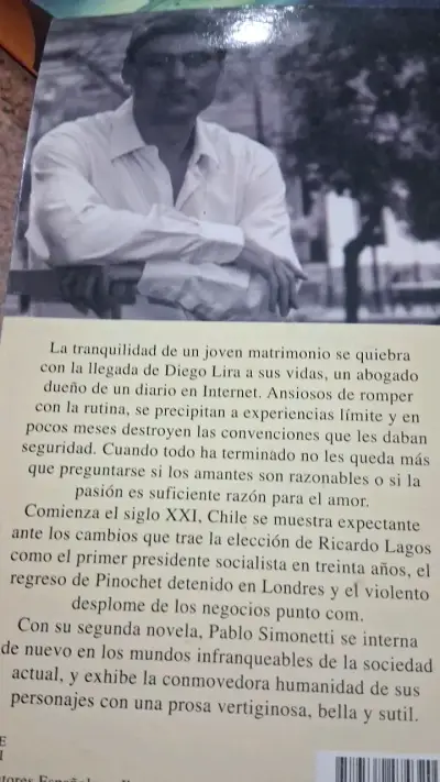 Libro 'La razón de los amantes' de Pablo Simonetti - miniatura 2