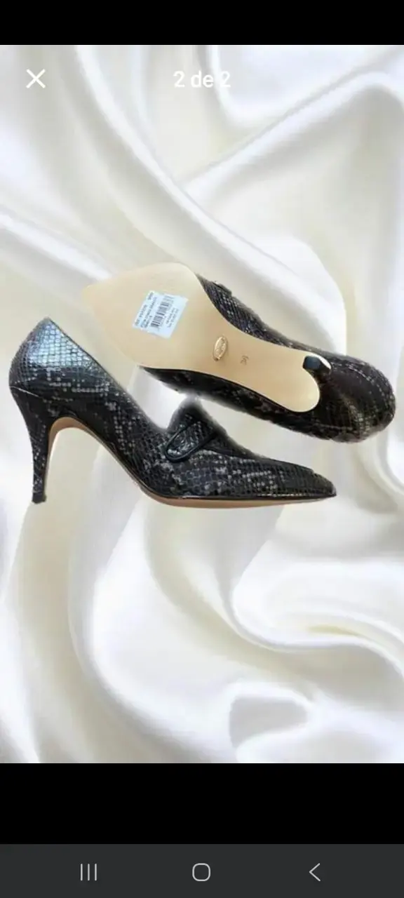 Zapatos de Tacón Alto Estilo Serpiente - 1