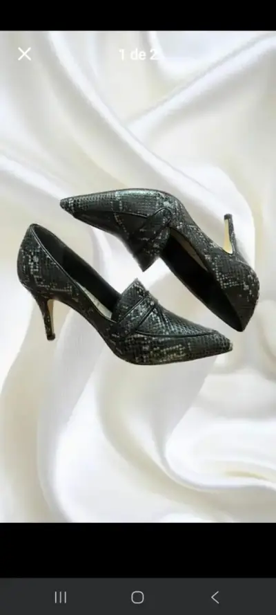 Zapatos de Tacón Alto Estilo Serpiente - miniatura 3