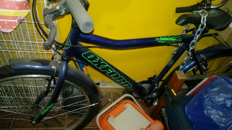 Bicicleta Oxford Suburban azul en buen estado