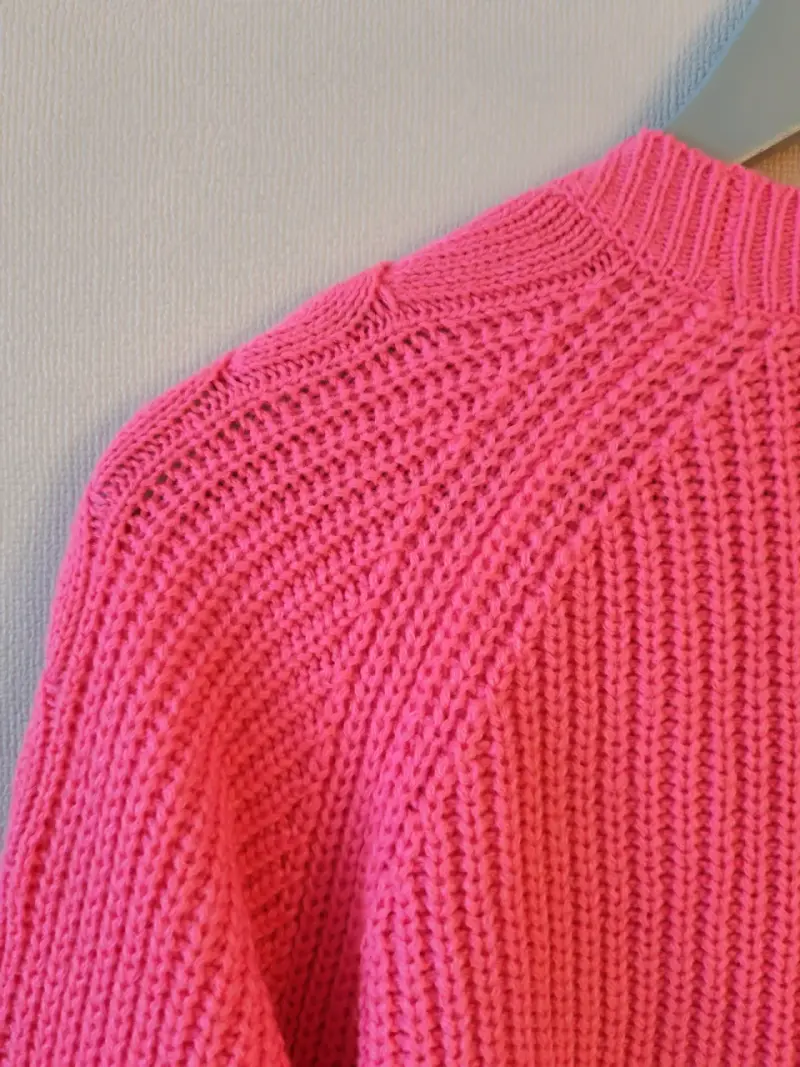Cardigan rosado - 5