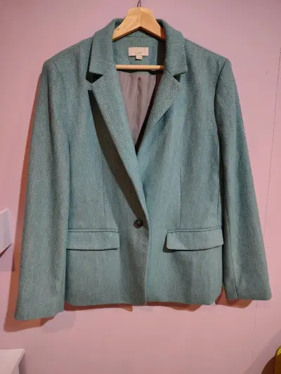 Blazer verde de mujer Loft. - miniatura 1