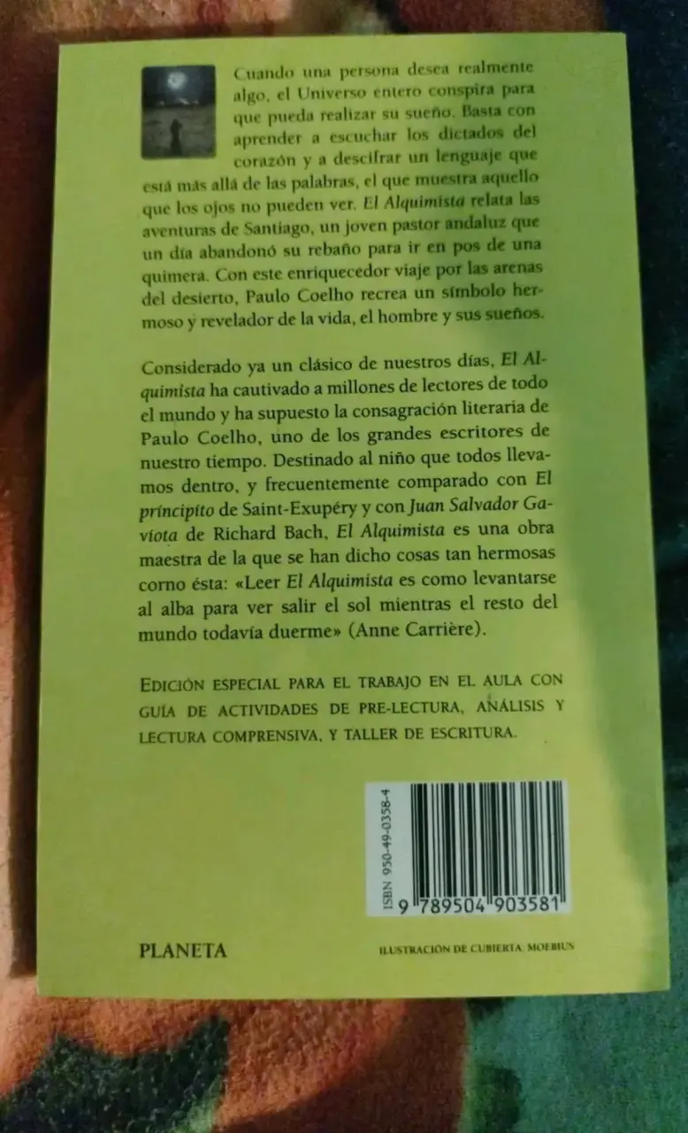 Libro 'El Alquimista' de Paulo Coelho - 2