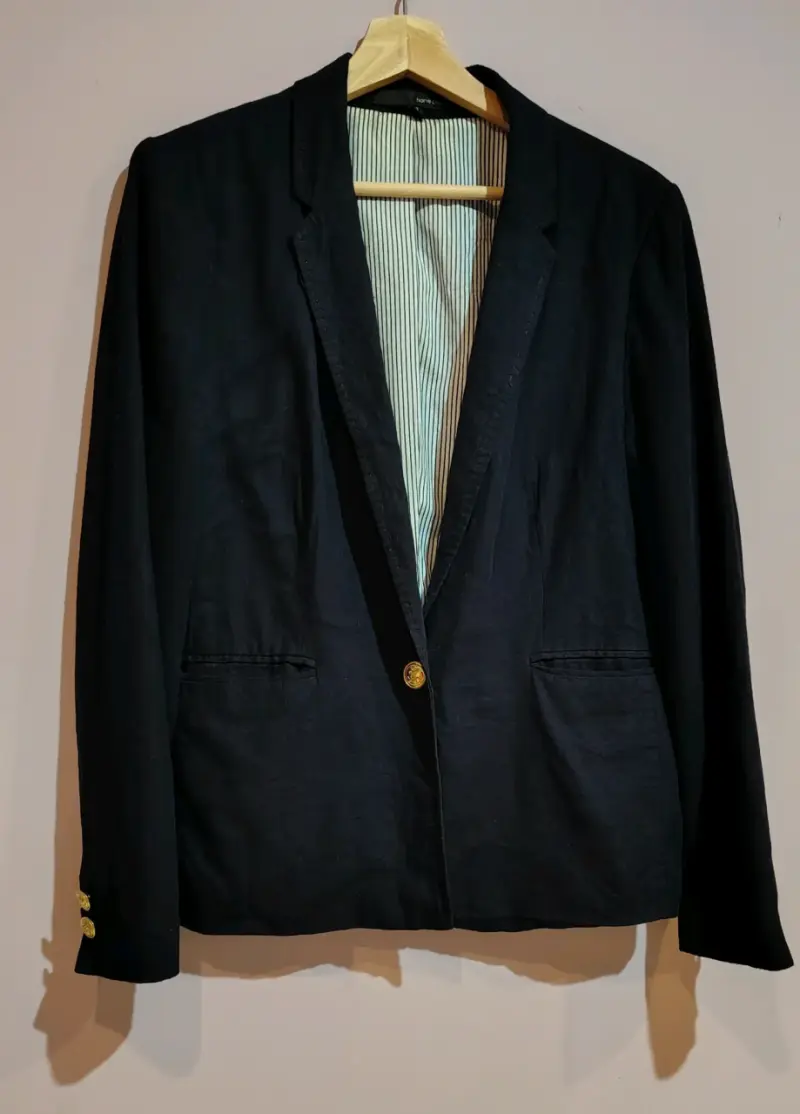 Blazer azul marino M - 1