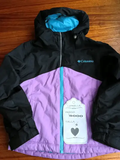 Chaqueta impermeable Columbia para niños - miniatura 3