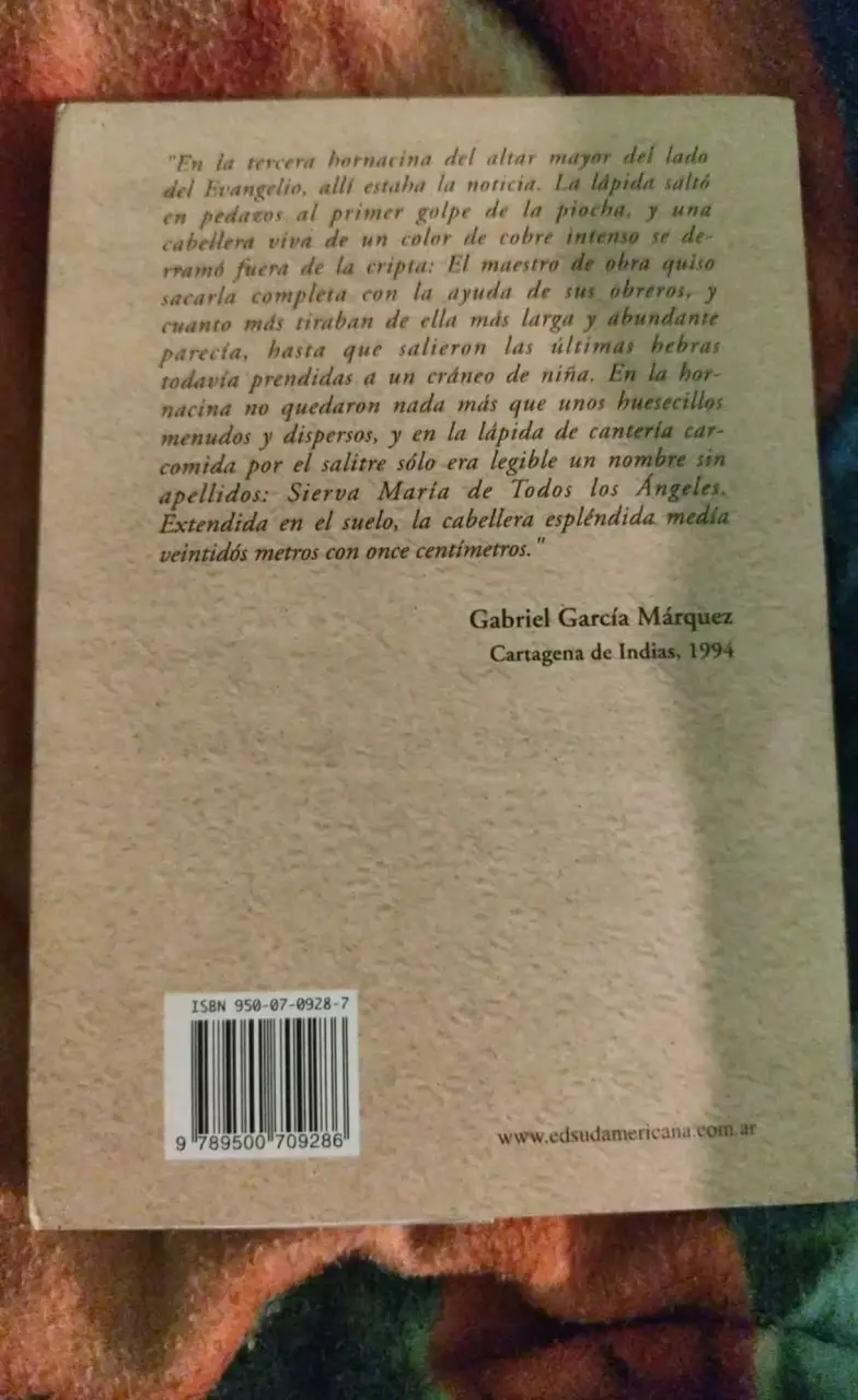 Libro Del amor y otros demonios de Gabriel García - 2