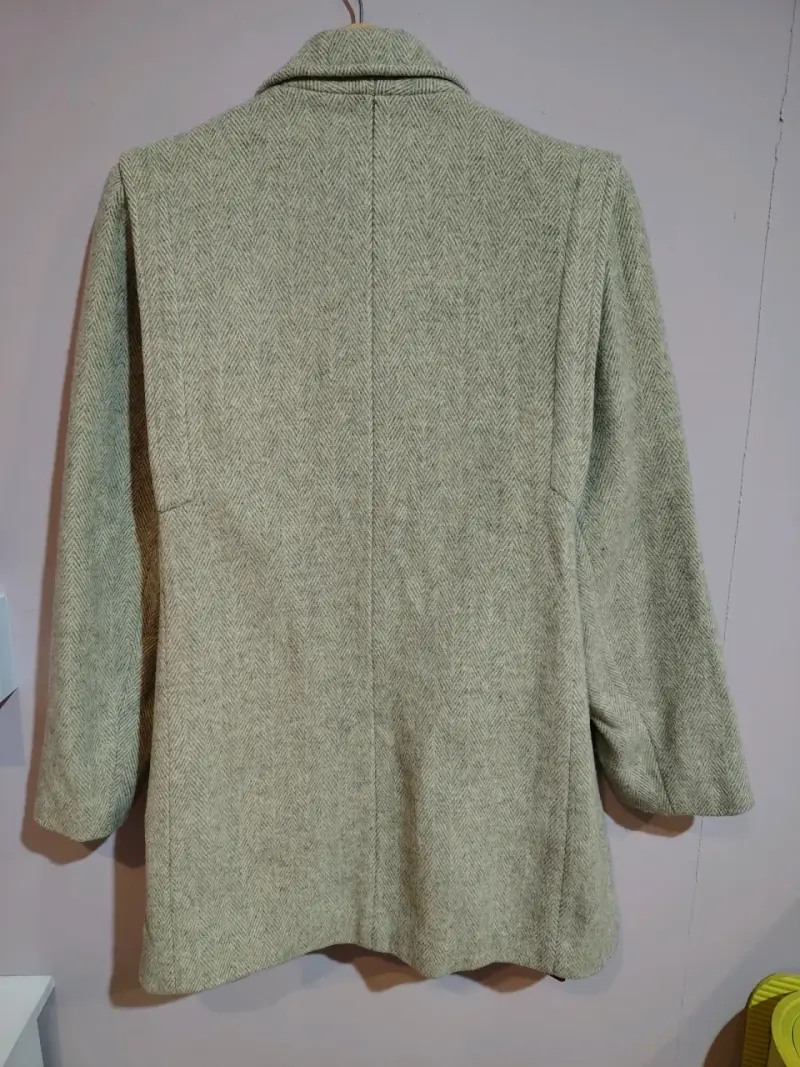 Abrigo de lana beige - 2
