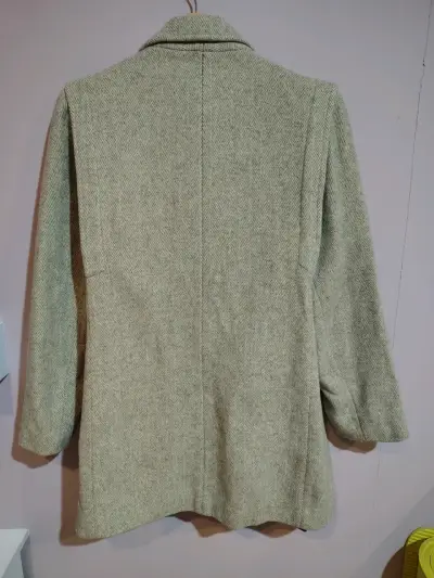Abrigo de lana beige - miniatura 2
