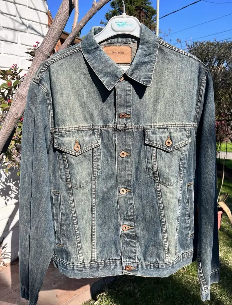 Chaqueta de mezclilla Zara Jeans para hombre