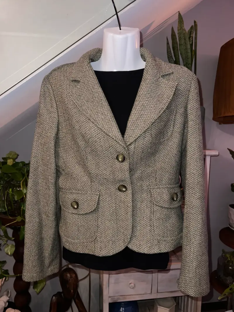 Blazer Zara estilo vintage para mujer - 1