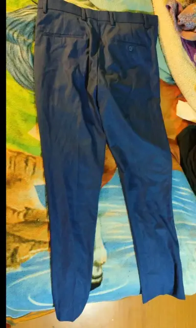 Traje terno elegante azul para hombre Alaniz - miniatura 3
