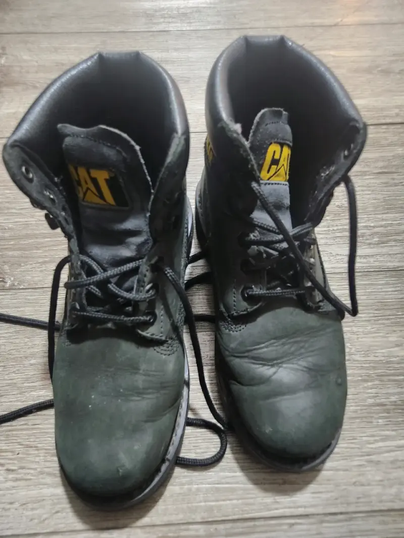 Botas Caterpillar de cuero  negro  para hombre - 3