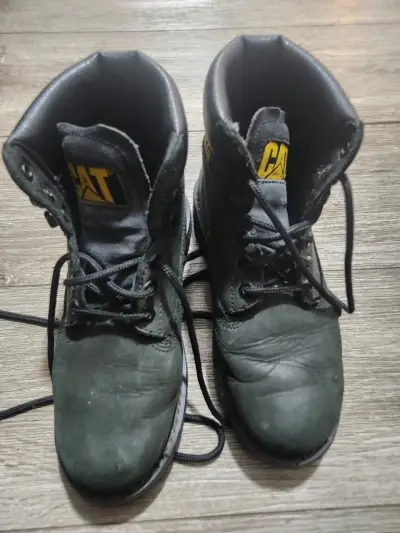 Botas Caterpillar de cuero  negro  para hombre - miniatura 3