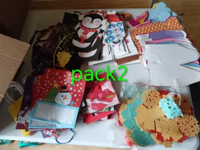 Pack de bolsas y tarjetas decorativas variadas - miniatura 1