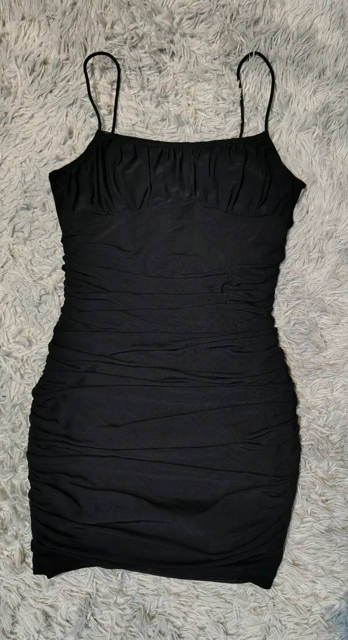 Vestido negro ajustado Shein
