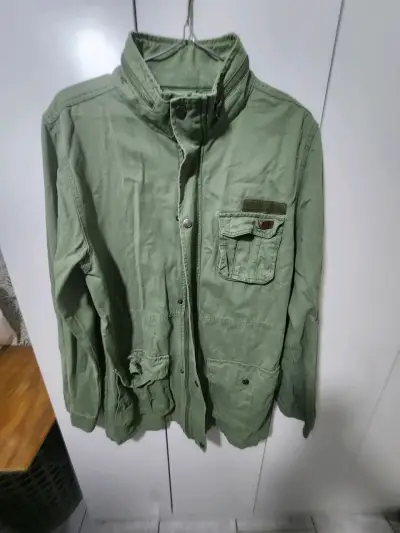 Chaqueta verde militar para hombre - miniatura 1