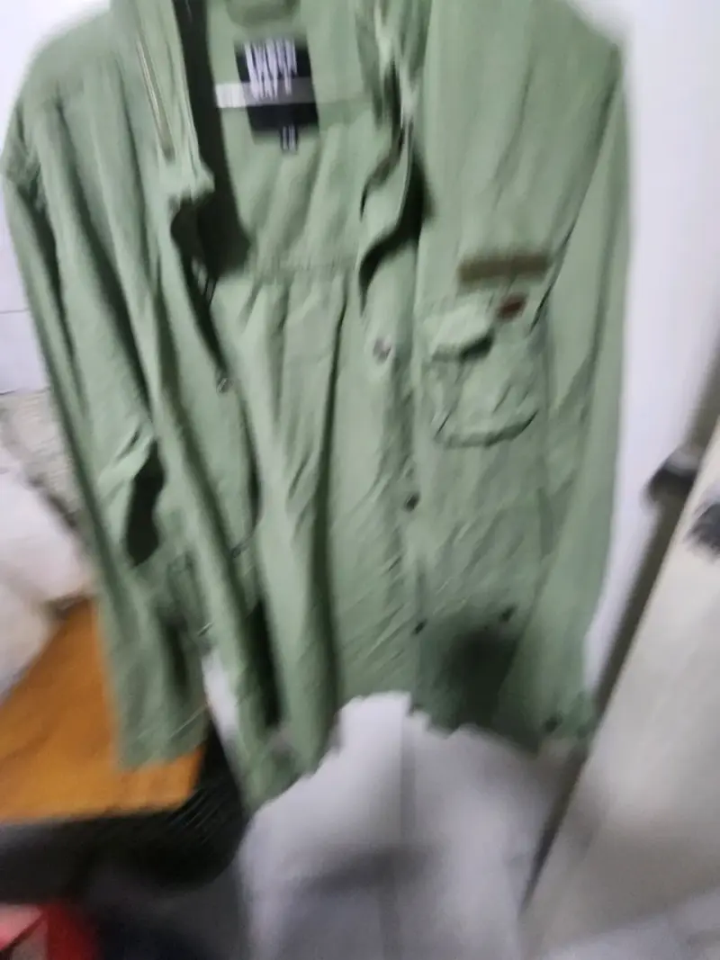 Chaqueta verde militar para hombre - 2