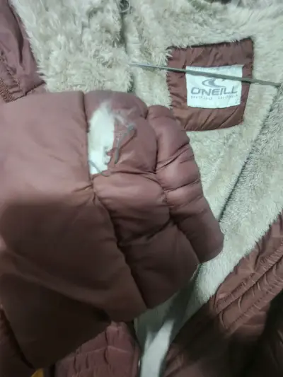 Chaqueta acolchada marrón O'Neill con forro polar - miniatura 2