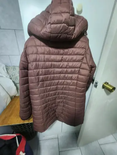 Chaqueta acolchada marrón O'Neill con forro polar - miniatura 3