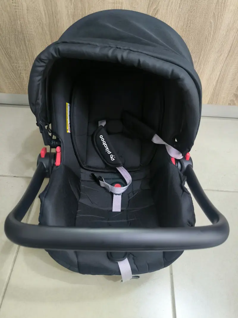 Silla nido de Auto para Bebé Negra - 1