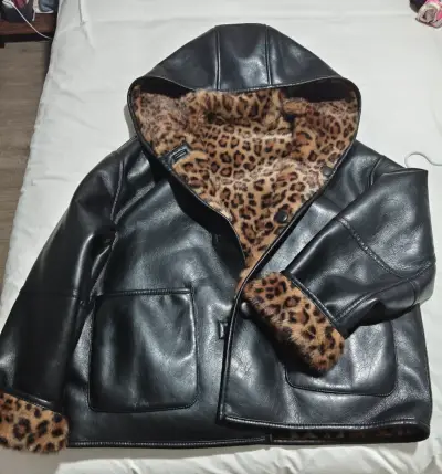 Chaqueta efecto cuero reversible Mango - miniatura 2
