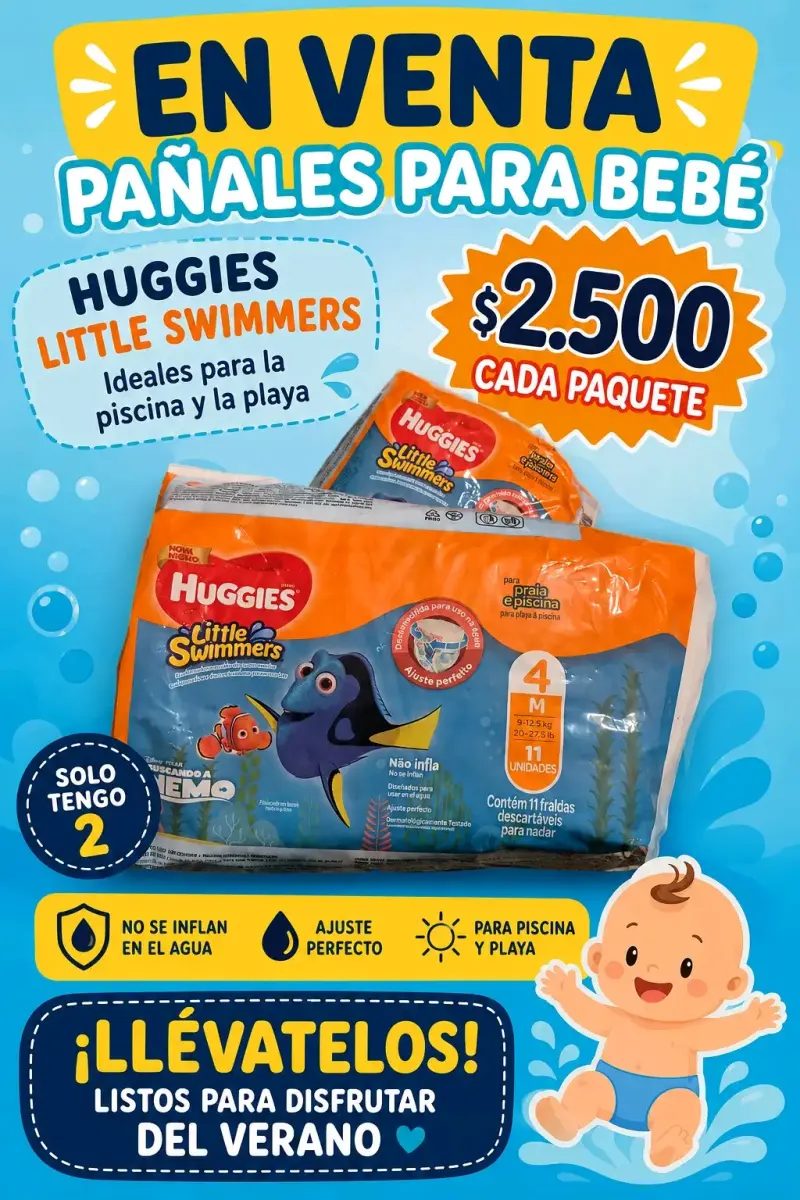 Pañales Huggies Little Swimmers para piscina y playa