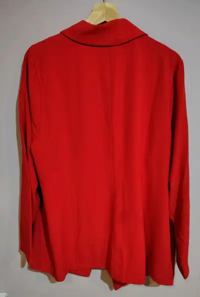 Blazer rojo elegante para mujer Studio - miniatura 2
