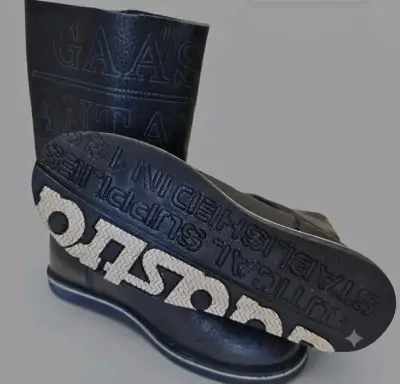 Botas de cuero negras para mujer - miniatura 3