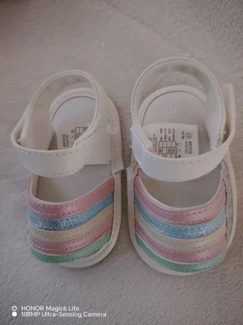 Sandalias para bebé multicolor talla 16