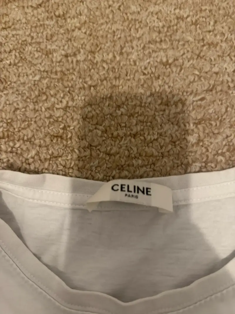 Polera Blanca Celine de Algodón - 3