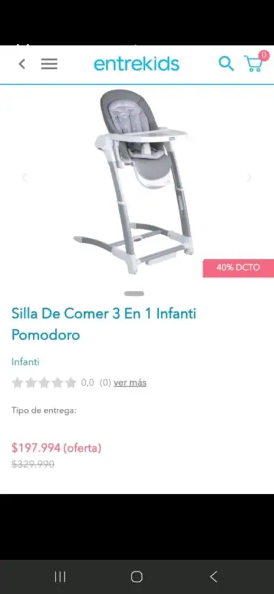 Silla de comer bebé 3 en 1 - miniatura 5